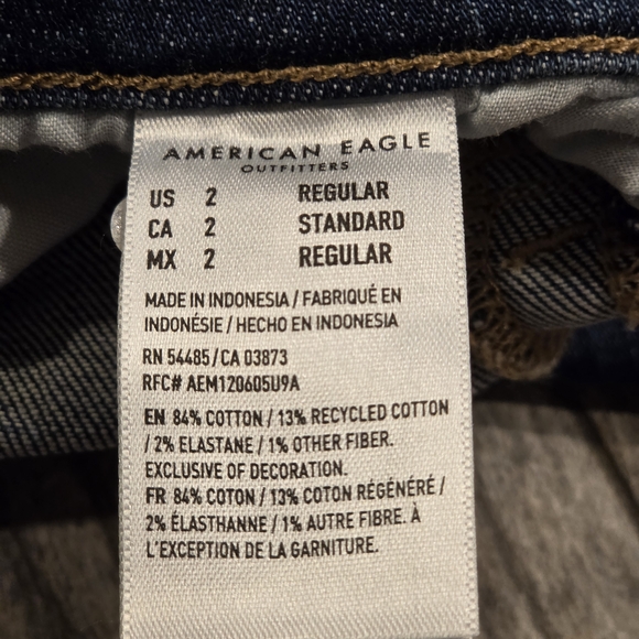 American Eagle Outfitters Indigo Wide Leg Jeans - Picture 5 of 5